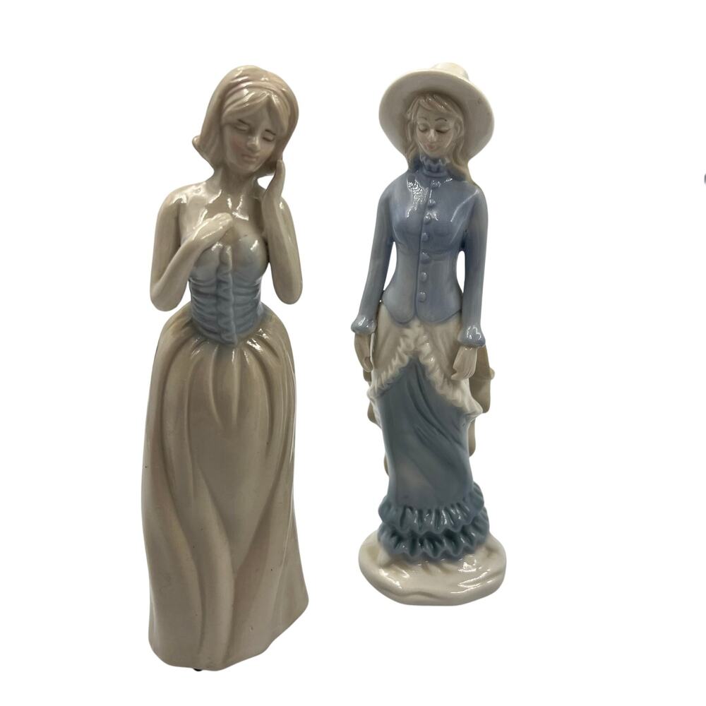 Vintage 1940's Edwardian Style‎ Porcelain Figurine Lot 4 Pieces Greenbriar - Picture 11 of 12